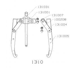 EXTRACTOR FORZA 2 PATAS 300X310